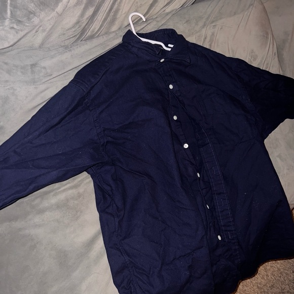 Polo Ralph Lauren Lowell Sport Soft Combed Cotton Button Up Shirt large blue - Picture 4 of 5